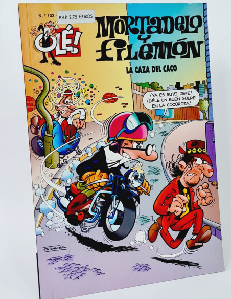CÓMIC CASI EXCELENTE MORTADELO Y FILEMÓN 103 LA CASA DEL CACO OLÉ TERCERA EDICIONES B