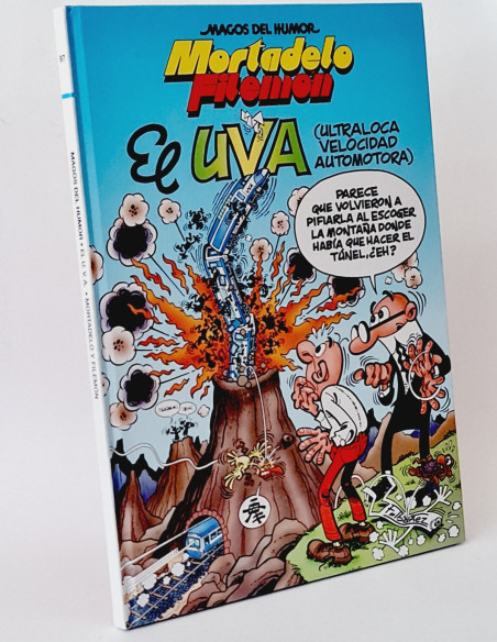 CÓMIC DE KIOSCO MORTADELO Y FILEMÓN 97 EL UVA MAGOS DEL HUMOR EDICIONES B TAPA DURA