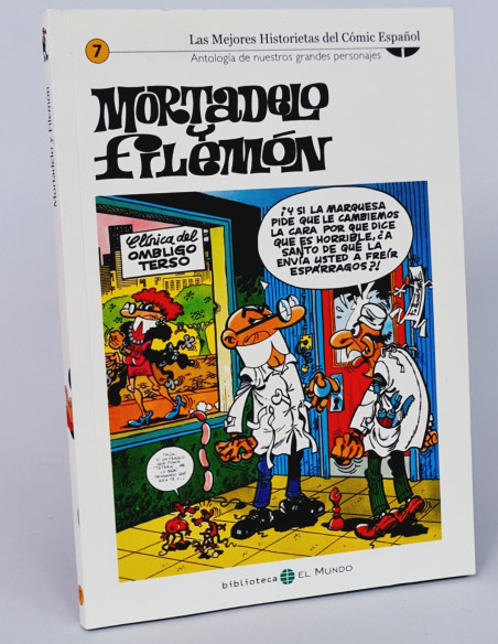 CÓMIC DE KIOSCO MORTADELO Y FILEMÓN 7 BIBLIOTECA EL MUNDO