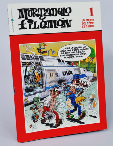 CÓMIC MORTADELO Y FILEMÓN 1 BIBLIOTECA EL MUNDO CASI EXCELENTE ESTADO
