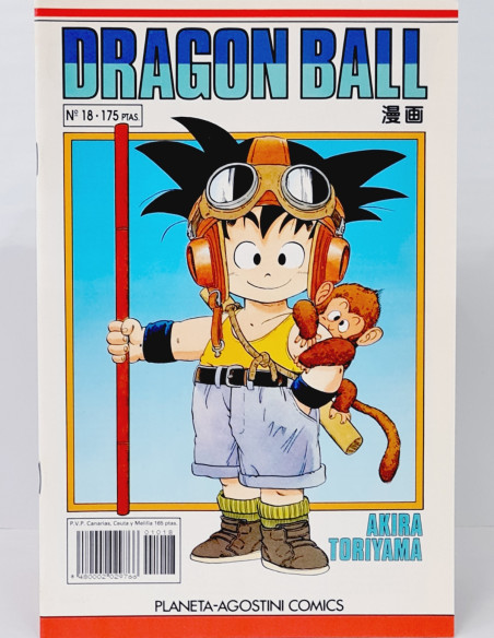 CÓMIC DE KIOSCO DRAGÓN BALL 18 SERIE BLANCA PLANETA DEAGOSTINI MANGA AKIRA TORIYAMA