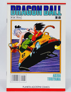 CÓMIC DE KIOSCO DRAGÓN BALL 34 SERIE BLANCA PLANETA...