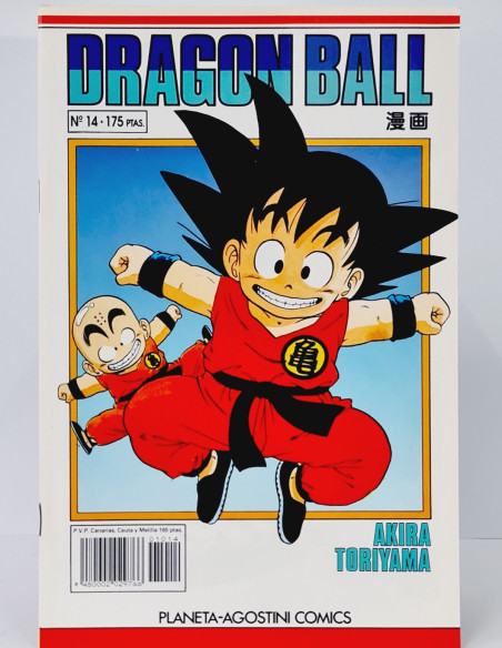 CÓMIC DE KIOSCO DRAGÓN BALL 14 SERIE BLANCA PLANETA DEAGOSTINI MANGA AKIRA TORIYAMA