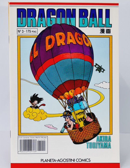 CÓMIC DE KIOSCO DRAGÓN BALL 3 SERIE BLANCA PLANETA DEAGOSTINI MANGA AKIRA TORIYAMA