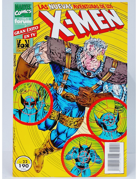 CÓMIC DE KIOSCO LAS NUEVAS AVENTURAS DE LOS X MEN 22 FORUM MARVEL