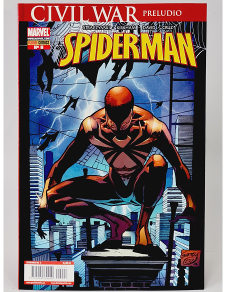 CIVIL WAR SPIDERMAN 6 EXCELENTE ESTADO PANINI MARVEL SPIDER-MAN
