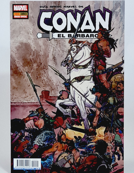 CÓMIC DE KIOSCO LA ESPADA SALVAJE DE CONAN EL BARBARO GUIA OFICIAL PANINI MARVEL GRAPA FEBRERO 21