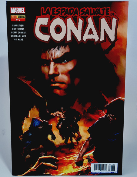 CÓMIC DE KIOSCO LA ESPADA SALVAJE DE CONAN 7 PANINI MARVEL GRAPA MAYO 20