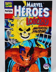 CÓMIC CASI EXCELENTE MARVEL HÉROES 65 LOBEZNO Y MOTORISTA...