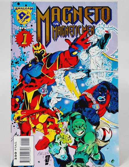 CÓMIC CASI EXCELENTE MAGNETO DE LOS MAGNECTIC MEN 1 AMALGAM FORUM MARVEL