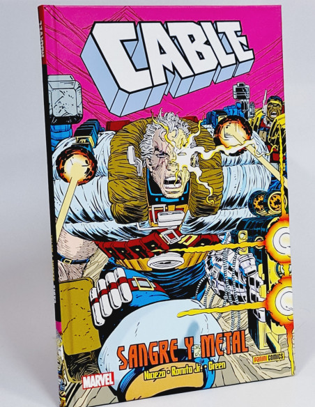 CÓMIC DE KIOSCO CABLE SANGRE Y METAL PANINI MARVEL TAPA DURA