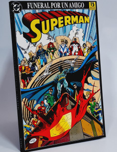 CÓMIC EXCELENTE SUPERMAN FUNERAL POR UN AMIGO DC...