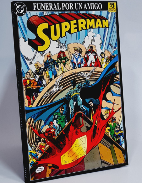 CÓMIC EXCELENTE SUPERMAN FUNERAL POR UN AMIGO DC EDICIONES ZINCO