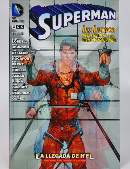 CÓMIC DE KIOSCO SUPERMAN 2 LA LLEGADA DE H'EL HEL DC CÓMICS ECC HEL