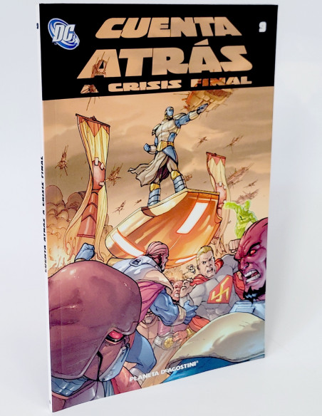 CÓMIC DE KIOSCO CUENTA ATRAS A CRISIS FINAL 9 DC PLANETA DEAGOSTINI