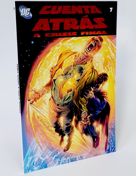 CÓMIC DE KIOSCO CUENTA ATRAS A CRISIS FINAL 7 DC PLANETA DEAGOSTINI