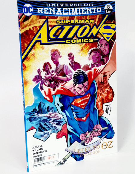 CÓMIC DE KIOSCO SUPERMAN ACTION CÓMICS RENACIMIENTO 8 UNIVERSO DC ECC