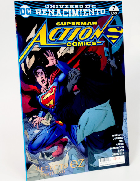 CÓMIC DE KIOSCO SUPERMAN ACTION CÓMICS RENACIMIENTO 7 UNIVERSO DC ECC