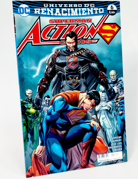 CÓMIC DE KIOSCO SUPERMAN ACTION CÓMICS UNIVERSO DC RENACIMIENTO 6 ECC