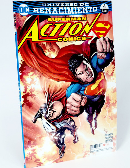 CÓMIC DE KIOSCO SUPERMAN ACTION CÓMICS UNIVERSO DC RENACIMIENTO 4 ECC