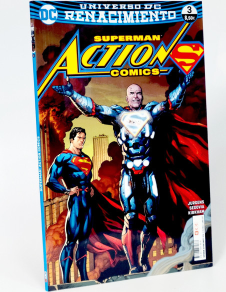 CÓMIC DE KIOSCO SUPERMAN ACTION CÓMICS UNIVERSO DC RENACIMIENTO 3 ECC