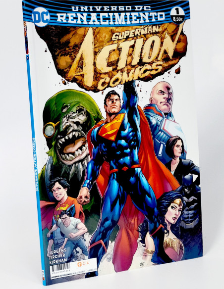 CÓMIC DE KIOSCO SUPERMAN ACTION CÓMICS UNIVERSO DC RENACIMIENTO 1 ECC