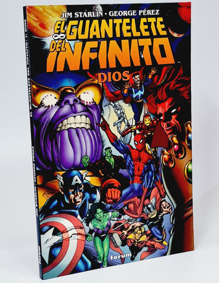 CÓMIC EXCELENTE EL GUANTELETE DEL INFINITO 1 DIOS FORUM MARVEL 1998