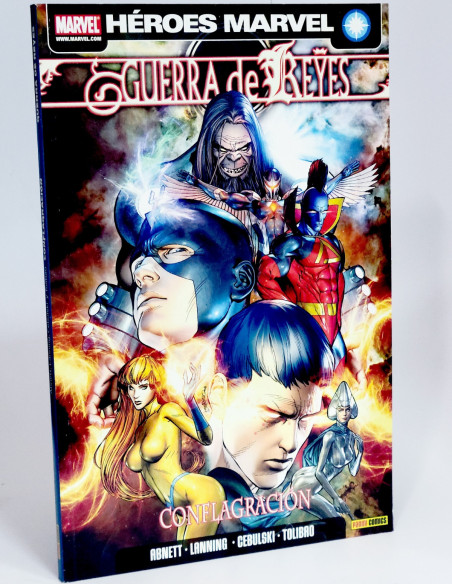 CÓMIC DE KIOSCO GUERRA DE REYES CONFLAGRACIÓN HÉROES MARVEL PANINI CÓMICS