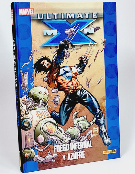 CÓMIC ULTIMATE X-MEN 15 FUEGO INFERNAL Y AZUFRE COLECCIONABLE PANINI MARVEL CASI EXCELENTE