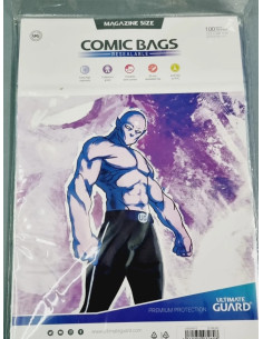 ULTIMATE GUARD COMIC BAGS SOLAPA ADHESIVA MAGAZINE SIZE...