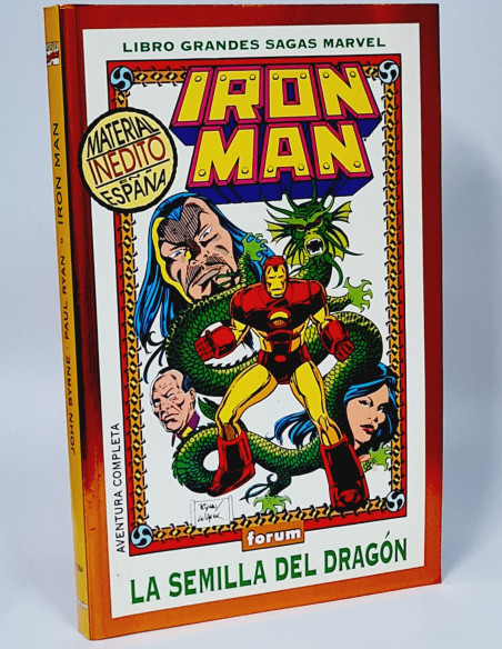 CÓMIC DE KIOSCO IRON MAN 4 LA SEMILLA DEL DRAGÓN LIBRO GRANDES SAGAS MARVEL 1995 PANINI