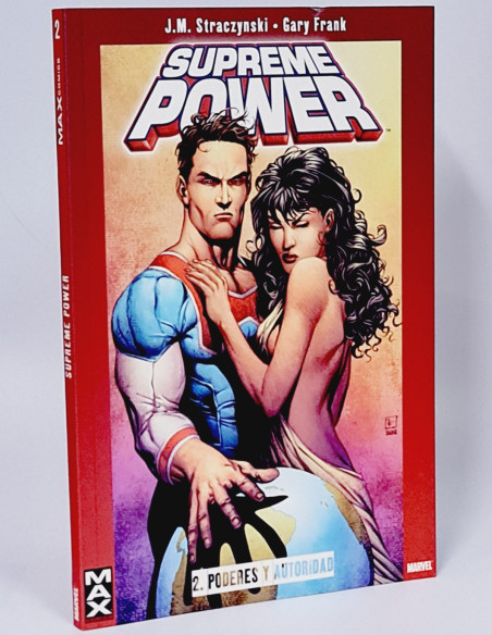 CÓMIC SUPREME POWER 2 PODERES Y AUTORIDAD MAX MARVEL PANINI CASI EXCELENTE ESTADO