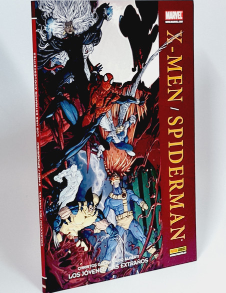 CÓMIC DE KIOSCO X-MEN SPIDERMAN LOS MÁS EXTRAÑOS ADOLESCENTES CROSSOVER COLECCIÓN 100% MARVEL PANINI