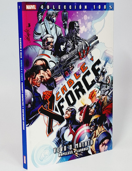 CÓMIC DE KIOSCO CABLE Y X-FORCE 2 VIVO O MUERTO COLECCIÓN 100% MARVEL PANINI