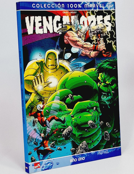 CÓMIC CASI EXCELENTE VENGADORES AÑO UNO COLECCIÓN 100% MARVEL PANINI