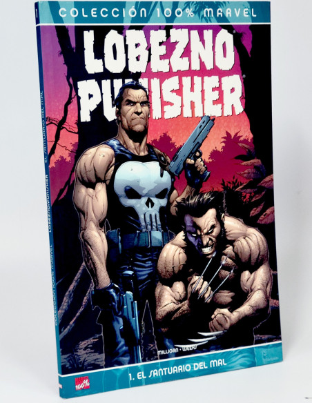 CÓMIC EXCELENTE LOBEZNO PUNISHER 1 EL SANTUARIO DEL MAL COLECCIÓN 100% MARVEL PANINI