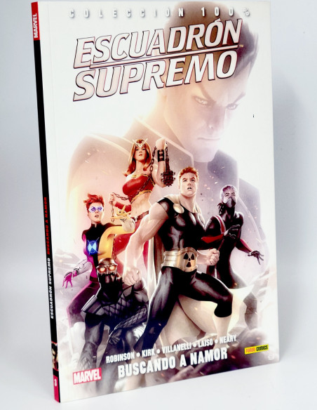 CÓMIC DE KIOSCO ESCUADRÓN SUPREMO 3 BUSCANDO EN NAMOR COLECCIÓN 100% MARVEL PANINI