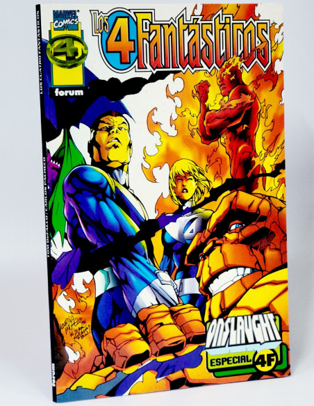 CÓMIC DE KIOSCO LOS 4 CUATRO FANTÁSTICOS ONSLAUGHT ESPECIAL 4F FORUM MARVEL 1997
