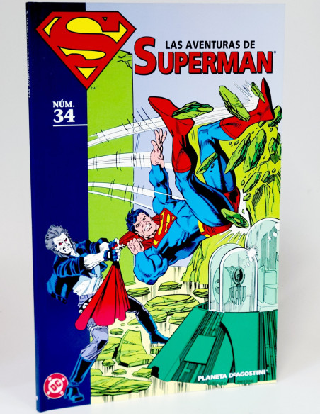 CÓMIC DE KIOSCO LAS AVENTURAS DE SUPERMAN 34 COLECCIONABLE DC PLANETA DEAGOSTINI