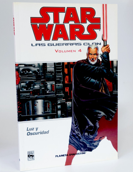 CÓMIC DE KIOSCO STAR WARS LAS GUERRAS CLON VOLUMEN 4 LUZ Y OSCURIDAD PLANETA DEAGOSTINI
