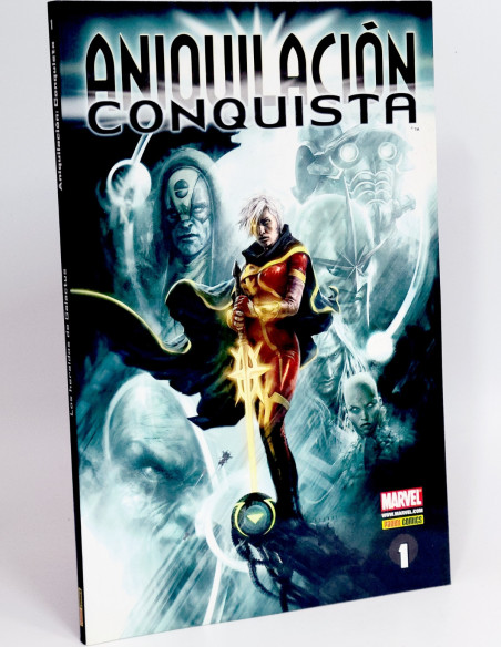 CÓMIC DE KIOSCO ANIQUILACIÓN CONQUISTA 1 LOS HERALDOS DE GALACTUS PANINI MARVEL 2008