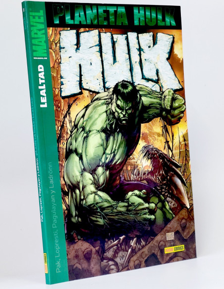 CÓMIC HULK 11 LEALTAD PLANETA HULK PANINI MARVEL MUY BUEN ESTADO DOBLEZ EN PORTADA