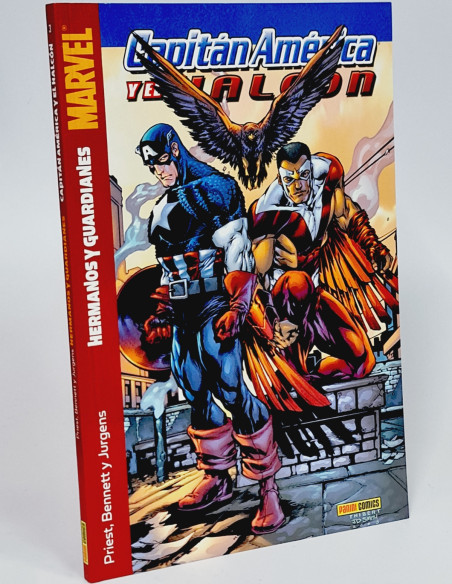 CÓMIC DE KIOSCO CAPITÁN AMÉRICA Y EL HALCÓN 3 HERMANOS Y GUARDIANES PANINI MARVEL