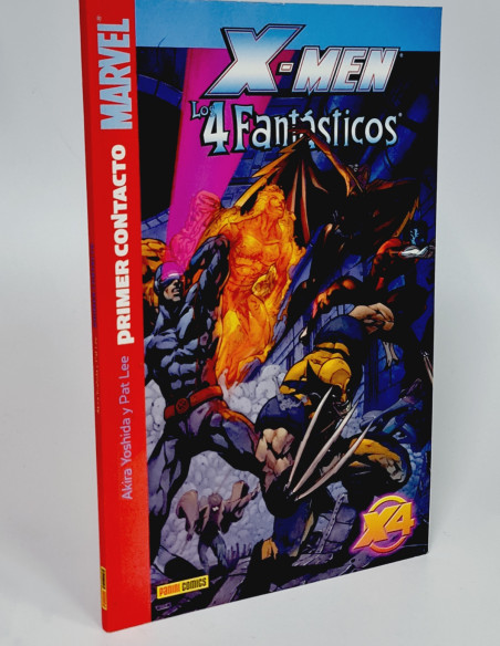 CÓMIC EXCELENTE X-MEN LOS 4 FANTÁSTICOS PRIMER CONTACTO PANINI MARVEL