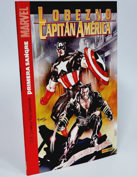 CÓMIC DE KIOSCO LOBEZNO CAPITÁN AMÉRICA PRIMERA SANGRE 2005 PANINI MARVEL
