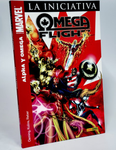 CÓMIC ALPHA Y OMEGA FLIGHT LA INICIATIVA 2008 PANINI...