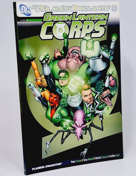 CÓMIC DE KIOSCO GREEN LANTER CORPS 9 LA NOCHE MÁS BRILLANTE PLANETA DEAGOSTINI DC
