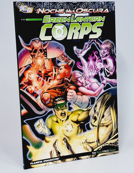 CÓMIC DE KIOSCO GREEN LANTER CORPS 7 LA NOCHE MÁS OSCURA PLANETA DEAGOSTINI DC