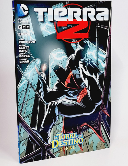 CÓMIC EXCELENTE TIERRA 2 LA TORRE DEL DESTINO FINAL 4 ECC EDICIONES DC