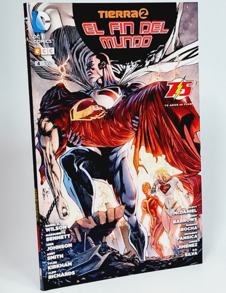 CÓMIC EXCELENTE TIERRA 2 EL FIN DEL MUNDO 4 ECC EDICIONES DC